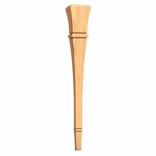 Oak dining table legs Scandinavian style (1 PC)