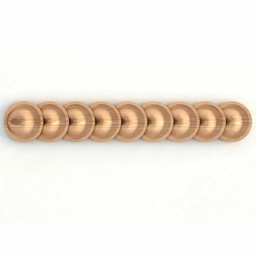 CARVED MOULDINGS WITH ROUND COINS MINIMALIST