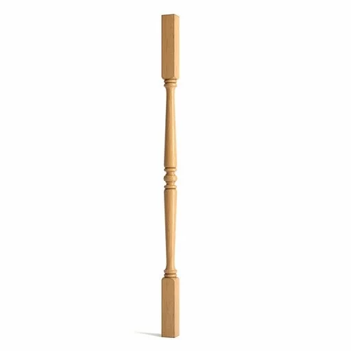 CLASSIC STYLE DECORATIVE INTERIOR STAIR SPINDLES FROM SOLID WOOD