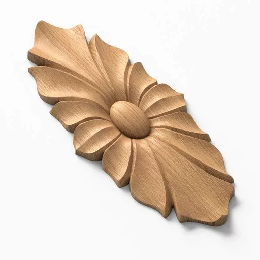 DECORATIVE ROSETTES OVAL FLORAL