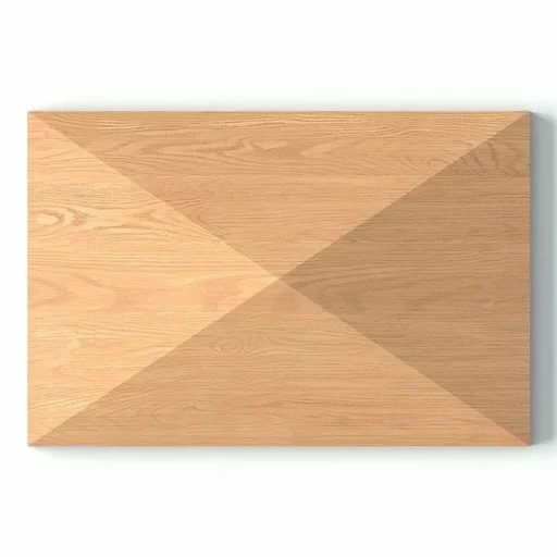 ROSETTE APPLIQUE RECTANGULAR PYRAMID SHAPE