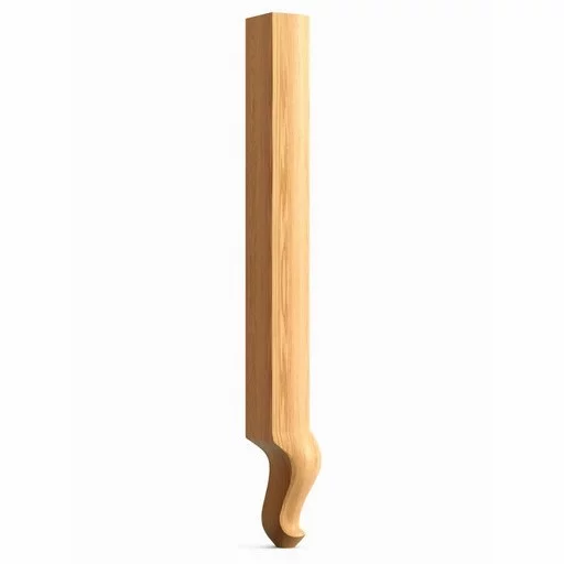 Massive unusual table legs with curved tip minimalistic (1 PC)