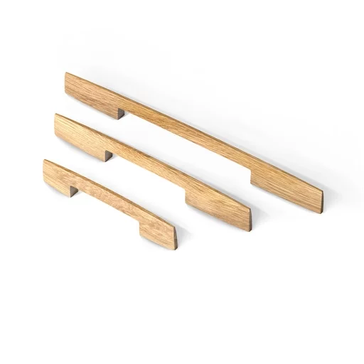 RECTANGULAR WOOD FURNITURE HANDLES 8" TO 16 INCHES. (SET OF 4 PC.)