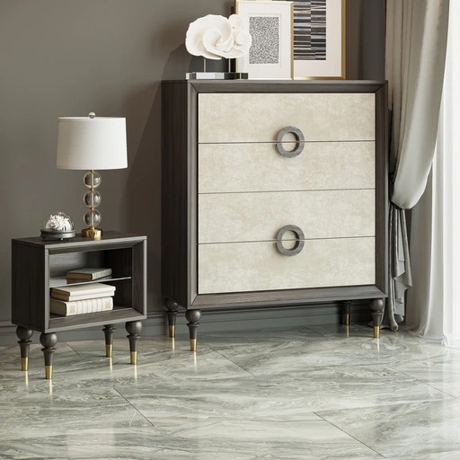 Fancy furniture feet with golden tips