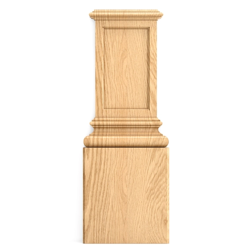 CUSTOM ANTIQUE STYLE WOODEN PILASTER BASE