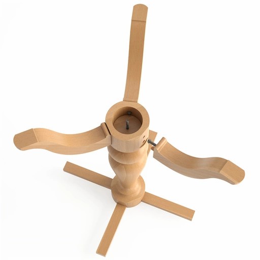 SPINDLE TABLE BASE WITH CABRIOLE LEGS CLASSIC