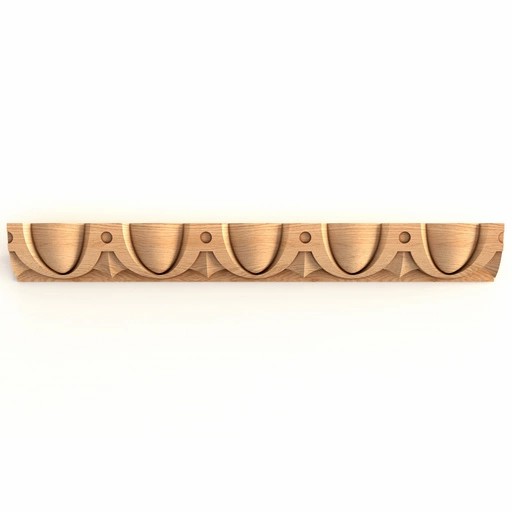 CARVED EGG AND DART MOLDING ART DECO