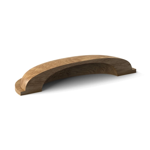OAK SEMICIRCLE HANDLES FOR FURNITURE MINIMALIST