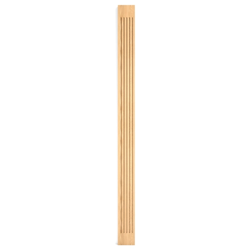 WIDE HARDWOOD PILASTER FOR INTERIOR DECORATING