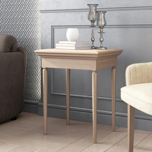 Large turned furniture feet square top Wegner style (1 PC)