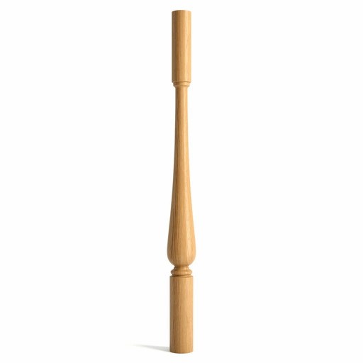 ROUND CLASSIC WOODEN BALUSTERS FOR STAIRCASE