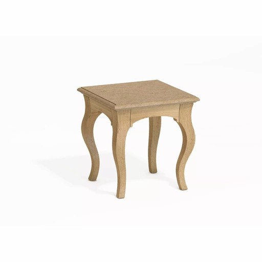 SMALL SQUARE NIGHTSTAND WITHOUT DRAWERS