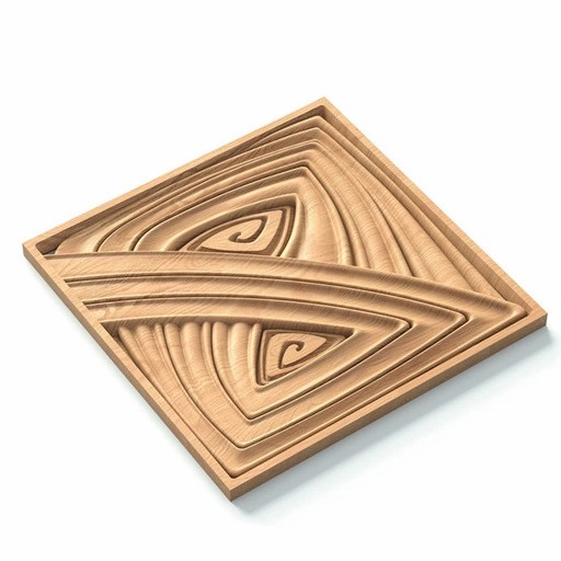 ORNAMENTAL CARVED ROSETTE MODERN
