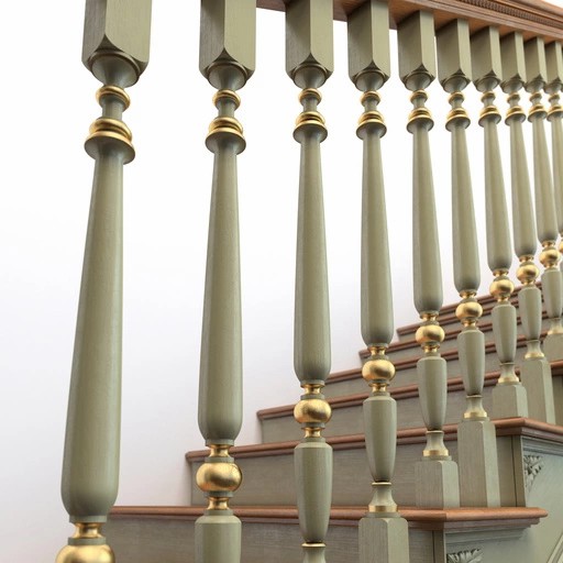 VINTAGE CARVED RAILING SPINDLES