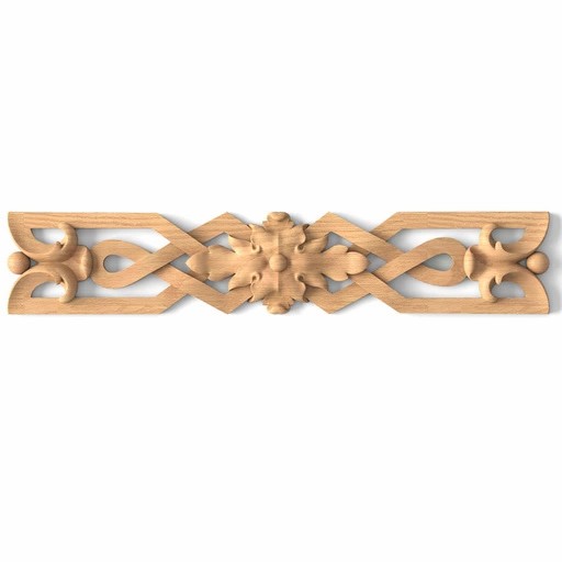 Millwork wooden appliques and onlays for fireplace