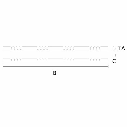 BEAD TRIM FOR FURNITURE CLASSIC