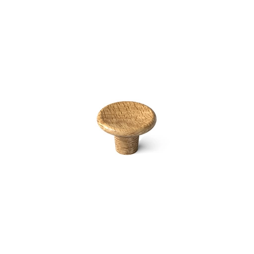 1" ROUND WOOD CABINET KNOBS FROM NATURAL WOOD. (SET OF 4 PC.)