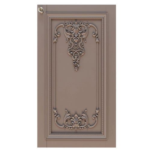 LUXURY FRENCH WALL ACCENTS PANEL WITH OPENWORK FLORAL APPLIQUE