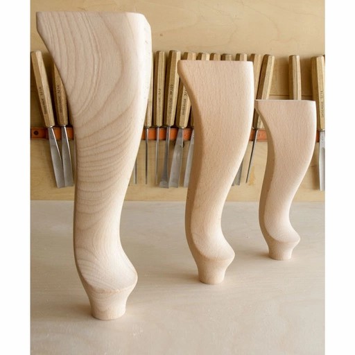 Custom cabriole furniture feet
