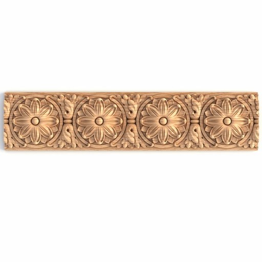 DECORATIVE MOULDING FLORAL MEDALLION