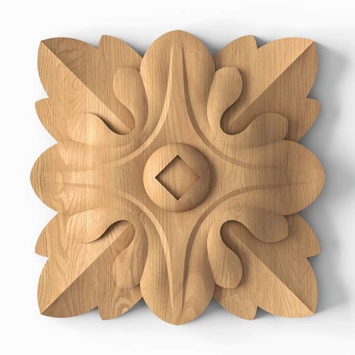 CARVED ROSETTE WITH ACANTHUS LEAF CLASSIC