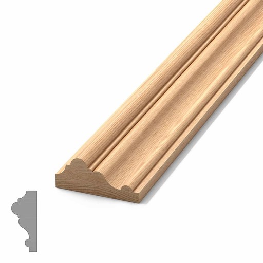 UNIVERSAL DECORATIVE MOULDING FROM SOLID WOOD