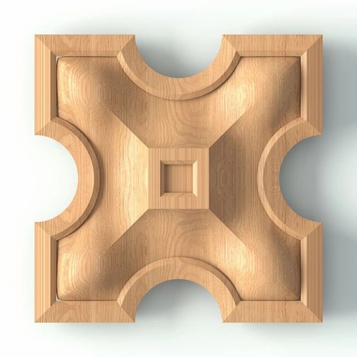 SQUARE DECORATIVE ROSETTES FOR WALLS GOTHIC