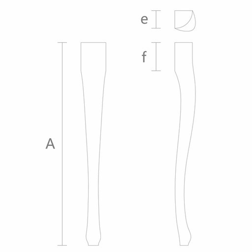 Sabre custom table legs minimalistic (1 PC)