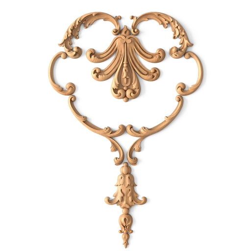 Interesting set with framed palmette in acanthus branches