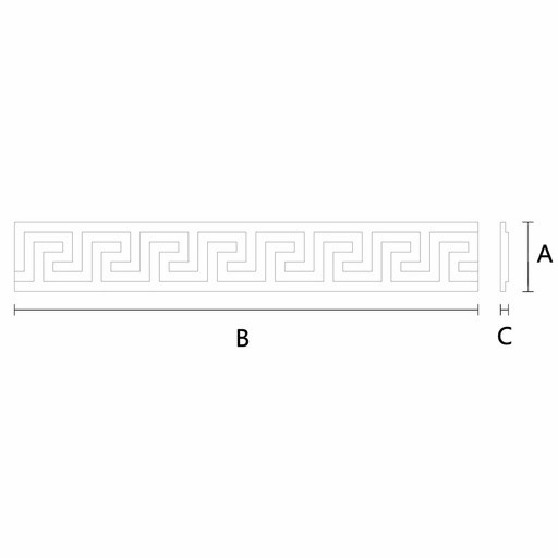 GREEK KEY TRIM ANTIQUE STYLE