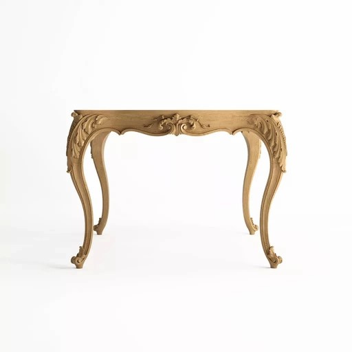 UNPAINTED VINTAGE STYLE WOODEN COFFEE TABLE FRAME