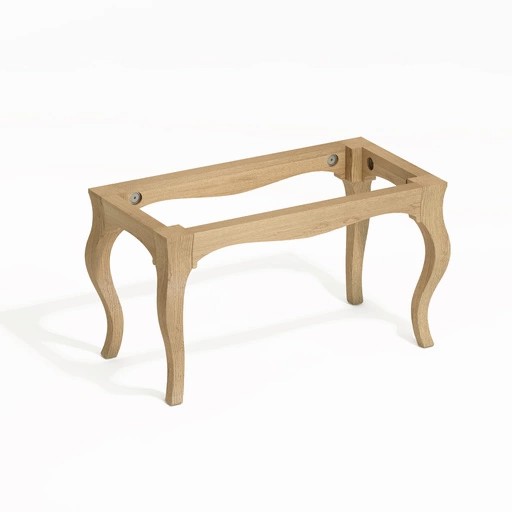 RECTANGULAR CLASSIC BEDROOM BENCH FROM OAK