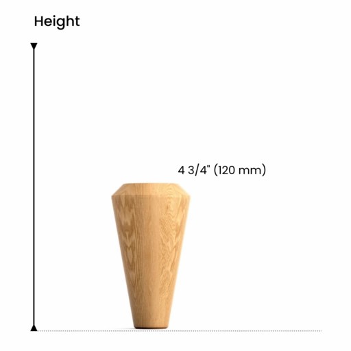 Conical minimalist furniture feet modern style (1 PC)