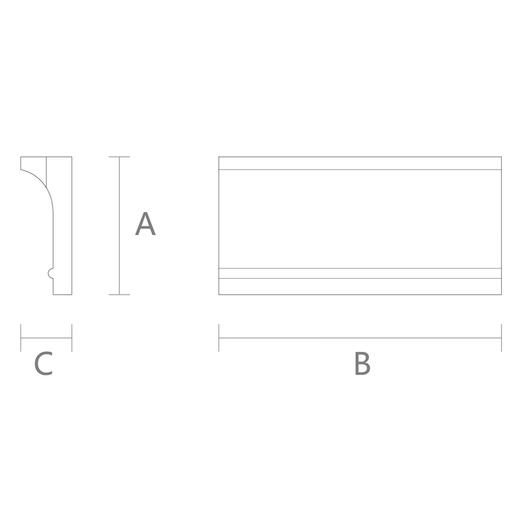 LARGE MID-CENTURY CORNICE CLASSIC
