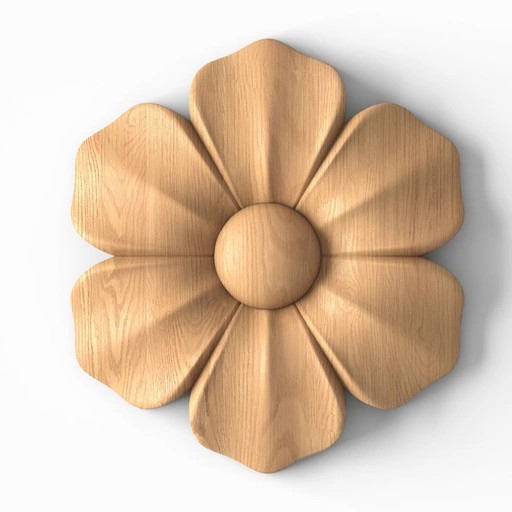 DECORATIVE ROSETTE ONLAY FLORAL MINIMALIST