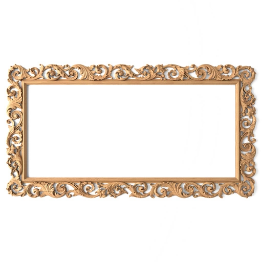 CARVED WOODEN VINTAGE FRAME FOR MIRRORS AND PAINTINGS