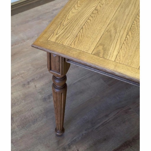 Square top fluted table legs tapered (1 PC)