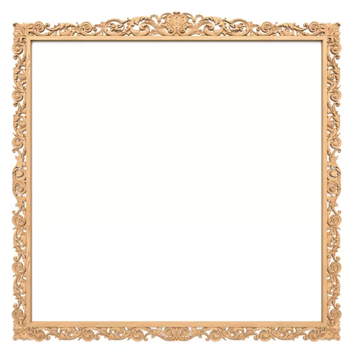 LARGE ACANTHUS FRAME FOR MIRRORS AND PAINTINGS FROM SOLID WOOD