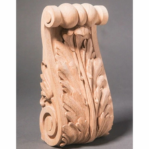 LARGE CORBEL WITH ACANTHUS LEAF SCROLL BAROQUE