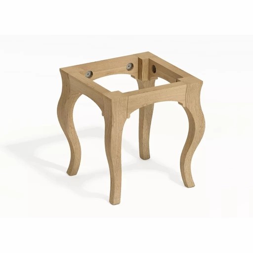 SMALL SQUARE NIGHTSTAND WITHOUT DRAWERS