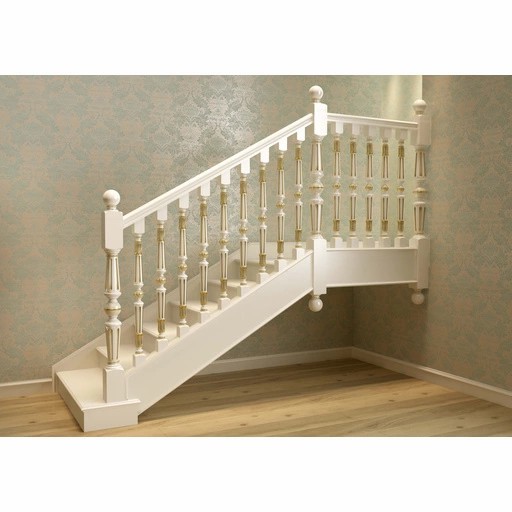 OAK NEWEL POST CLASSIC STYLE