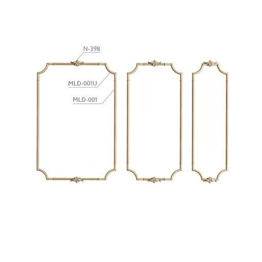 CLASSIC STYLE WOOD HANDCRAFTED CORNER MOULDING