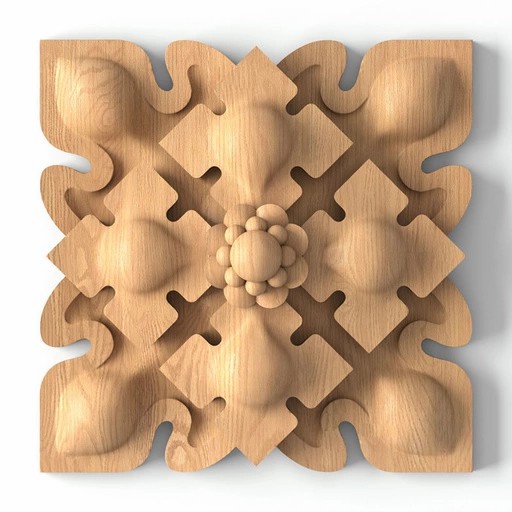 DECORATIVE ROSETTE SQUARE GOTHIC
