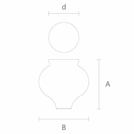 Turned bun feet for furniture minimalist from oak, beech (1 PC)