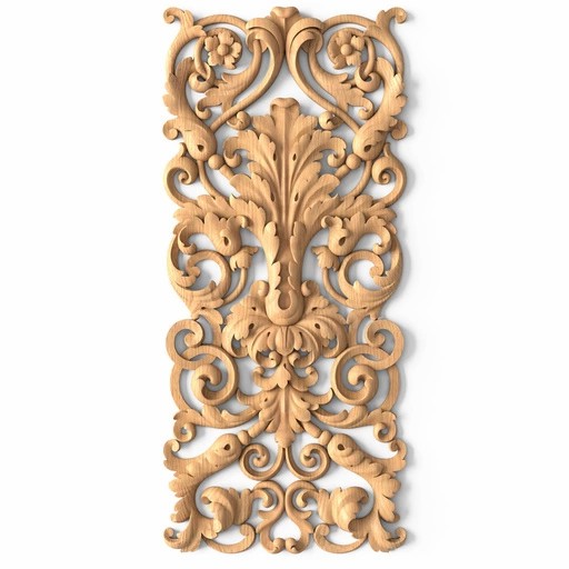 Millwork wood onlays for interior