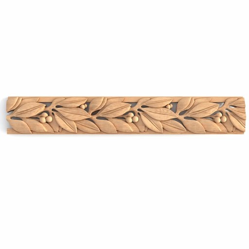 PIERCED LAUREL LEAVES MOULDING