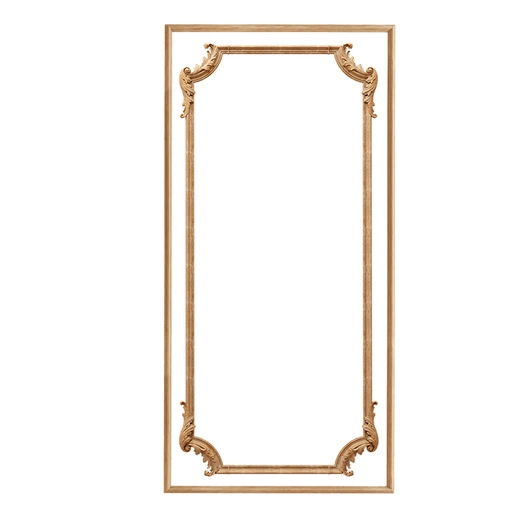 DOUBLE WOOD FRAME WALL DECOR WITH ACANTHUS LEAVES CLASSICAL STYLE