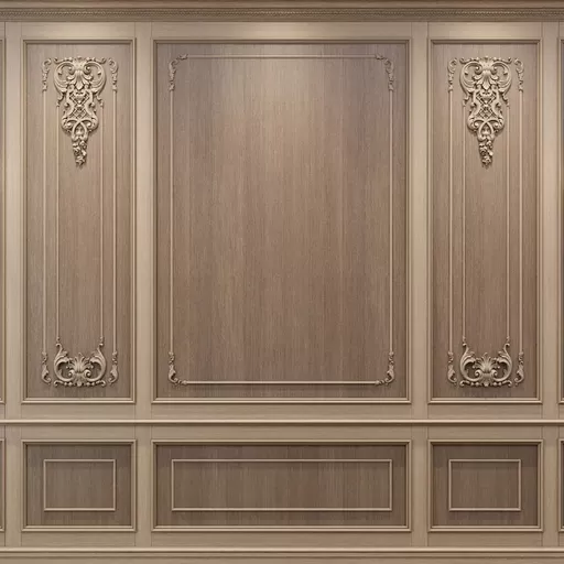 LONG HARDWOOD MOULDING FOR INTERIOR DECORATION