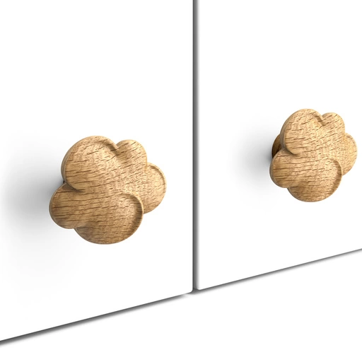 CLOUD SHAPED WOOD CABINET KNOB