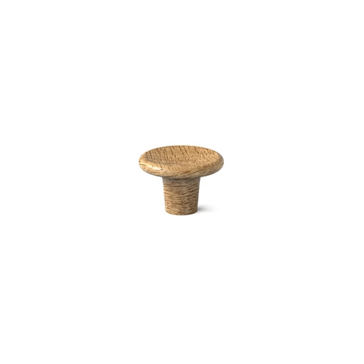 1" ROUND WOOD CABINET KNOBS FROM NATURAL WOOD. (SET OF 4 PC.)